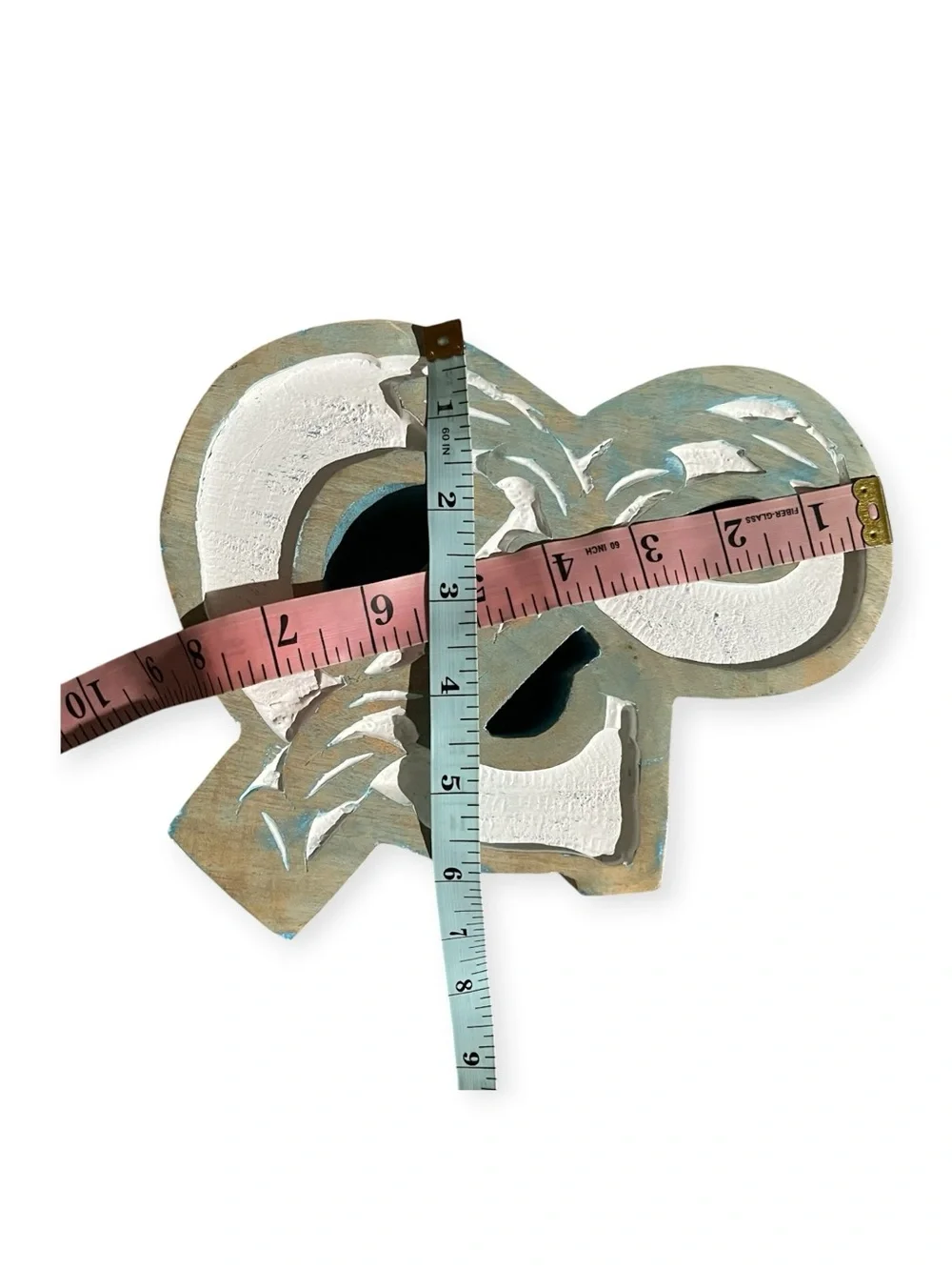 Rustic White and Teal Ampersand “&” Wood  Decor